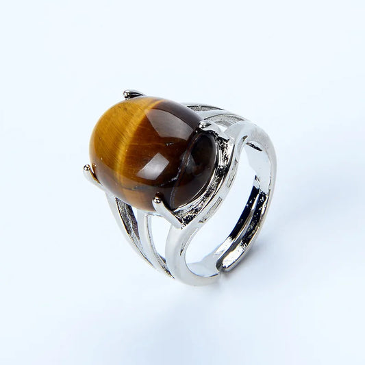 Bague Pierre Naturelle Ajustable
