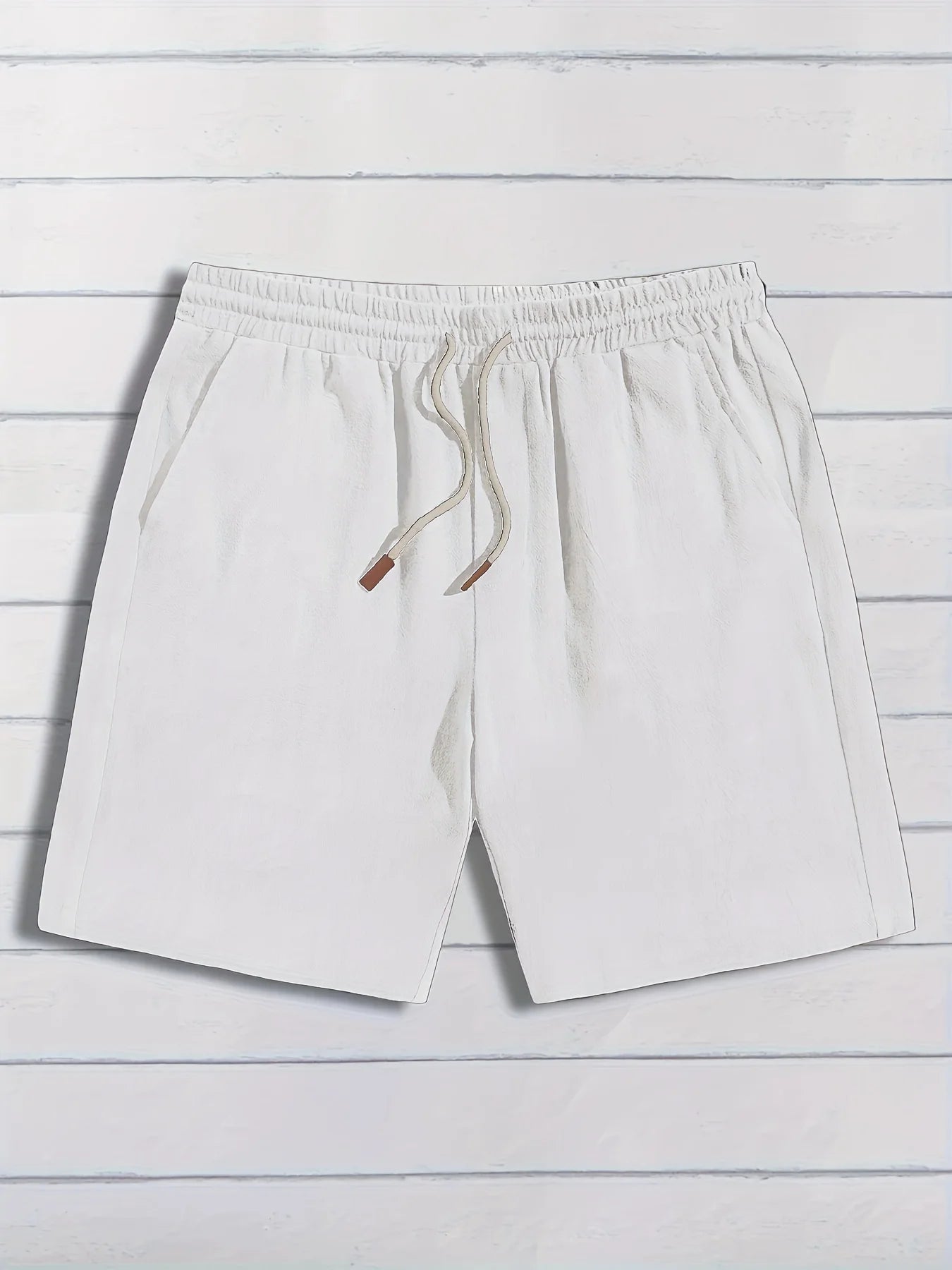 Short Homme Lin et Coton - Coupe Ample & Respirante