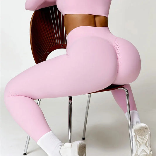 Leggings Yoga Femme Haute Taille Push Up pour Fitness et Course - Confort Absolu