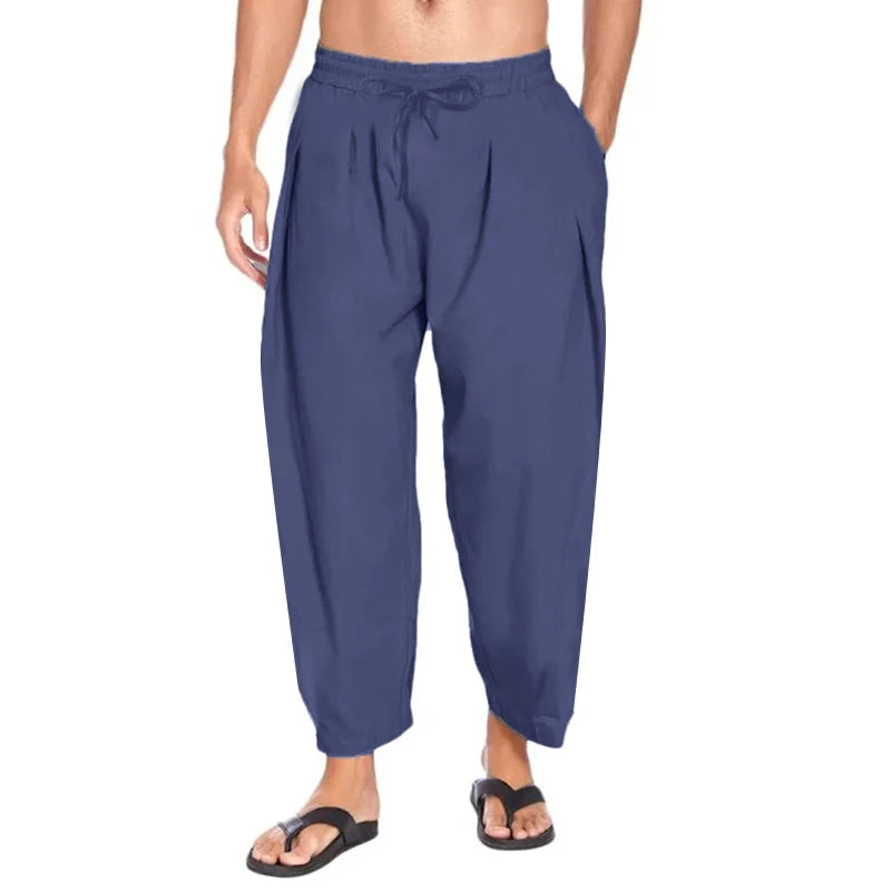 "Rivage Bohème" Pantalon en lin pour homme