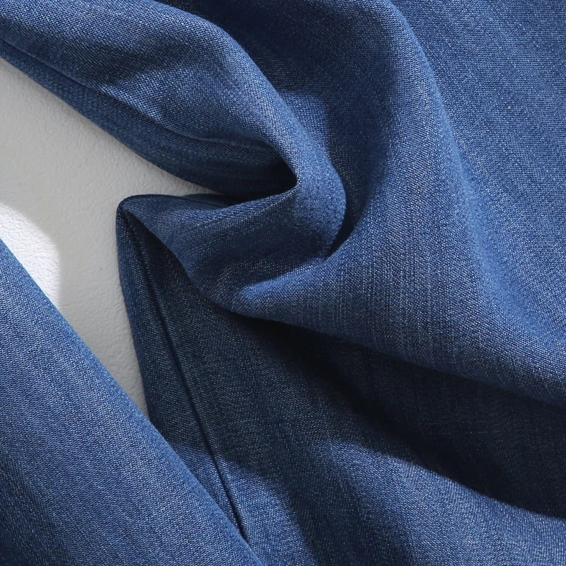 "Aozora" Pantalon large femme en viscose et coton | Taille haute fluide, léger et confortable