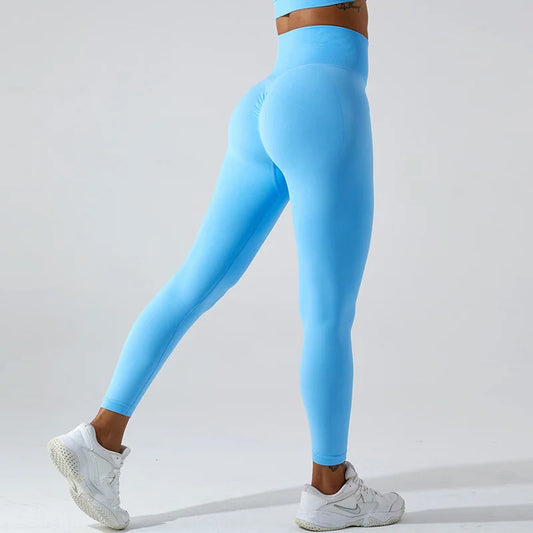 Leggings Yoga Femme Seamless Respirants - Idéal pour la Course et le Fitness