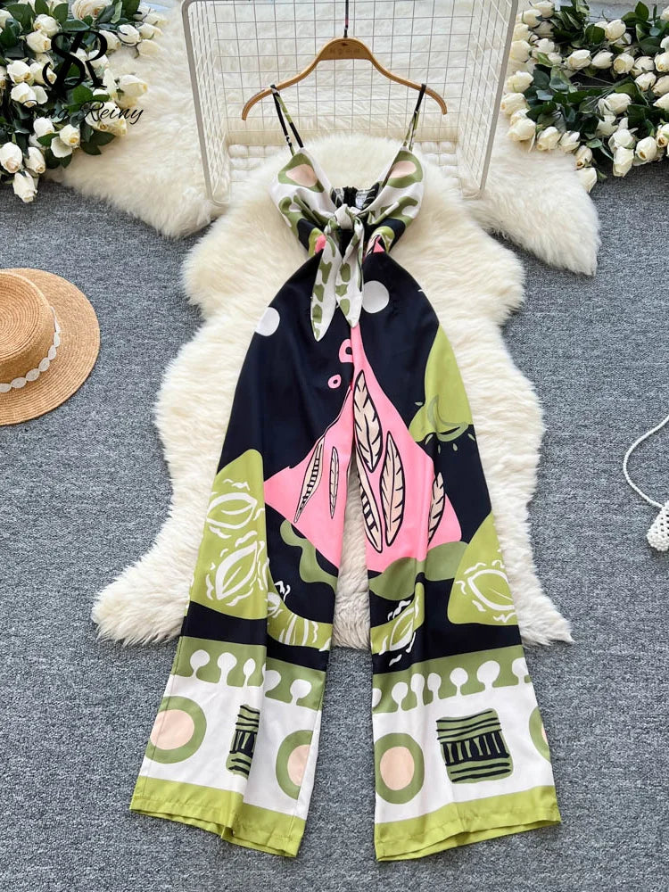 "Kimono Fluide" Combinaison Longue Femme V Col Croisé