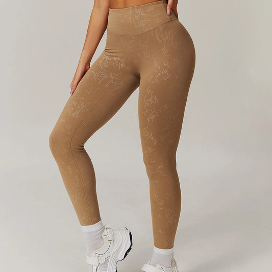 Pantalon de Yoga Femme : Leggings Haute Taille Élastique pour Entraînement Gym-Jogging