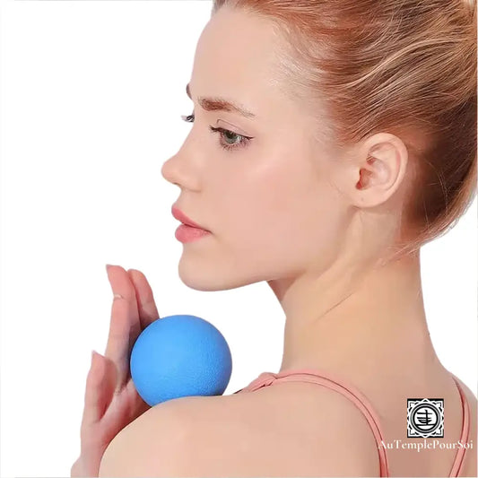 Balle De Massage Anti-Stress En Mousse Dense - Soulagement Musculaire Et Relaxation Accessoire-Yoga