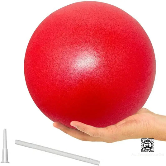 Balle De Yoga Polyvalente - Accessoire Pour Fitness Pilates Et Rééducation Rouge Accessoire-Yoga