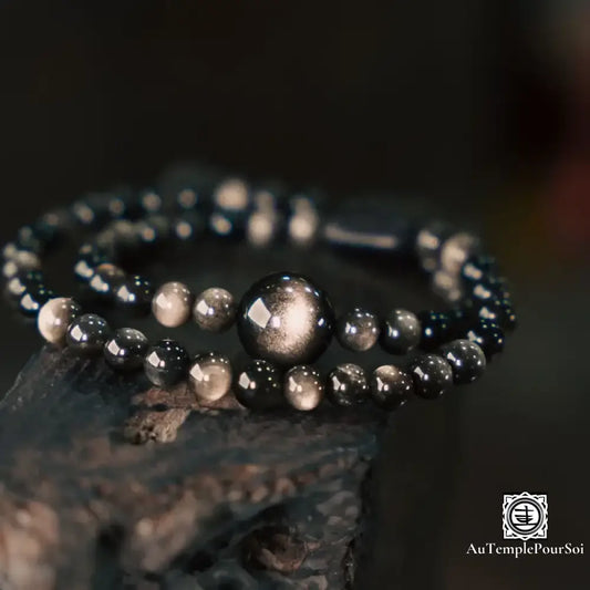 Bracelet en Cuivre avec Obsidienne bracelet-cuivre