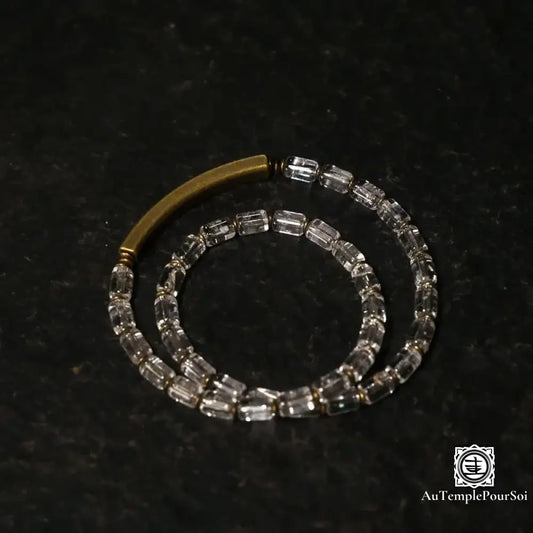 Bracelet en Cuivre avec Perles de Quartz bracelet-cuivre