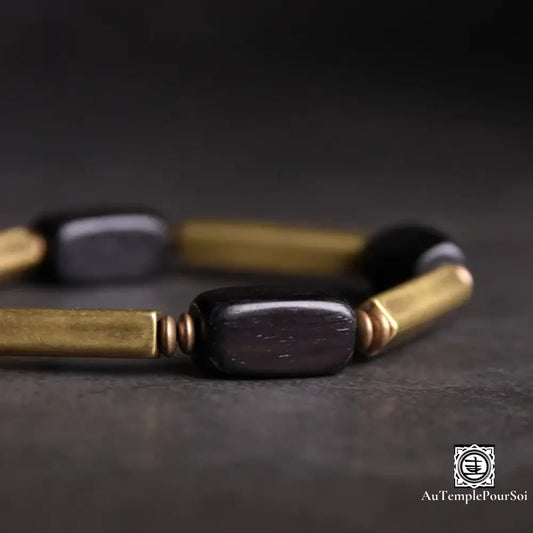 Bracelet en cuivre avec Perles d’Ebene bracelet-cuivre