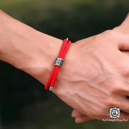 Bracelet Homme Réglable en Corde