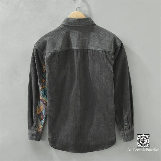 Chemise En Velours Côtelé Homme | Design Unique Et Poches Pratiques Chemise-Velours-Homme