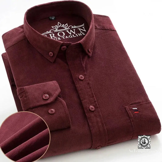 Chemise En Velours Côtelé Homme | Élégance Et Confort Pour Toutes Occasions Chemise-Velours-Homme