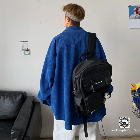 Chemise En Velours Côtelé Homme | Style Oversize Décontracté Chemise-Velours-Homme