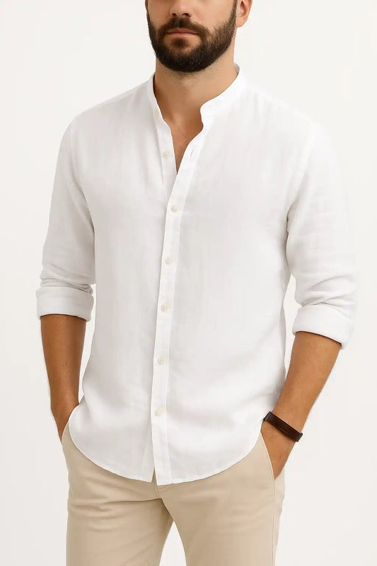 "L'Intemporel" Chemise en Lin pour Homme - Confort Aérien et Style Détendu