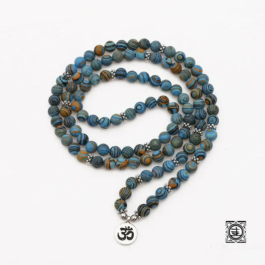 Mala ’Énergie Naturelle’ 108 Perles De Malachite