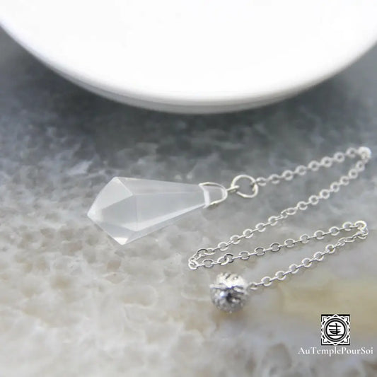 Pendule De Guérison En Pierre Naturelle Opale Gemme Reiki Pour Divination Cône Crysta Spirituel