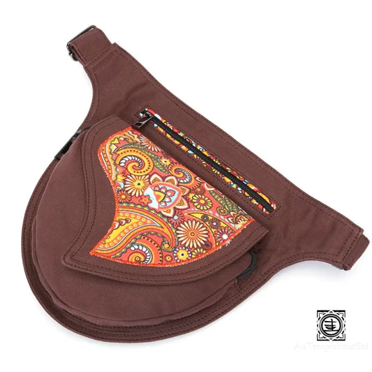 Sac Banane Ethnique En Coton - Style Et Praticité Sac-Banane