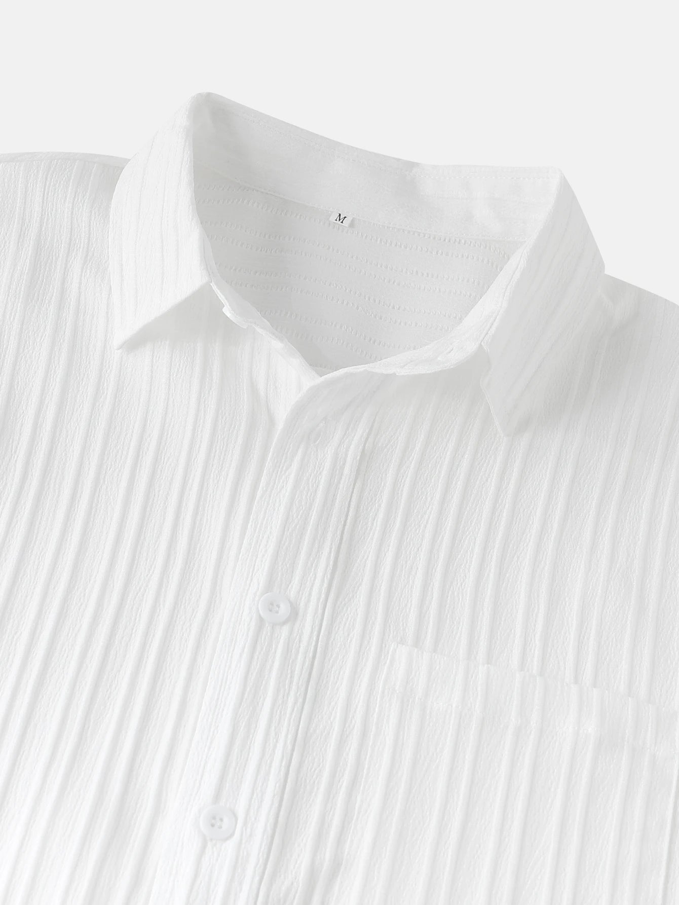 "Takumi"  Chemise homme en coton | Manches courtes, coupe droite et élégance minimaliste