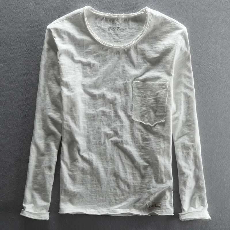 T-shirt Manches Longues en Coton