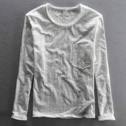 T-shirt Manches Longues en Coton