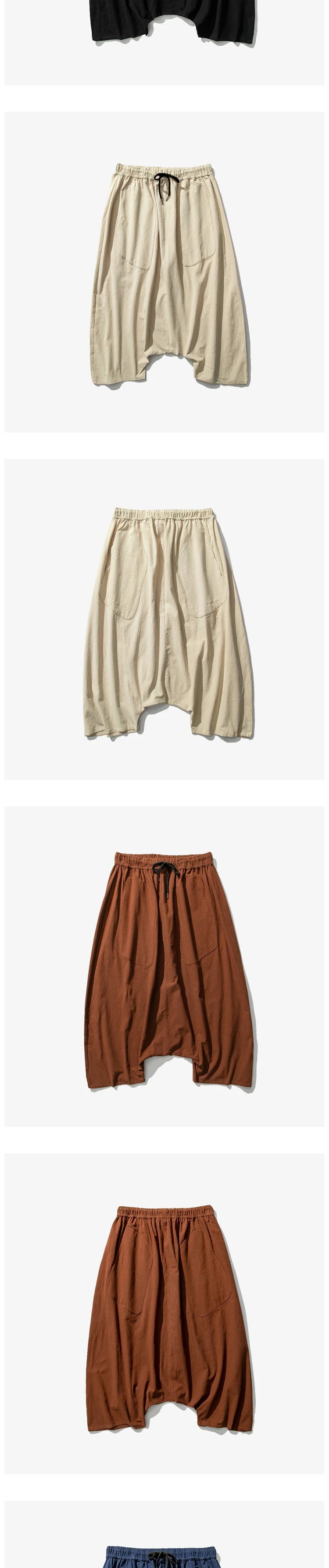 Sarouel en Lin et Coton - Coupe Ample