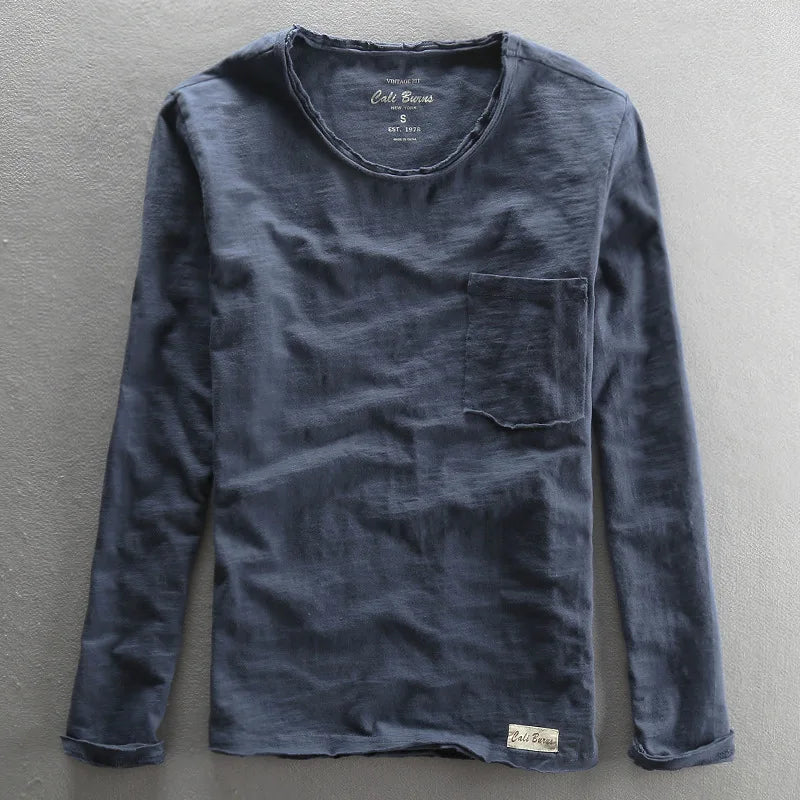 T-shirt Manches Longues en Coton