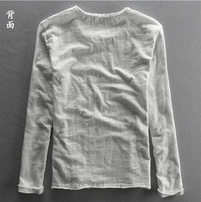 T-shirt Manches Longues en Coton