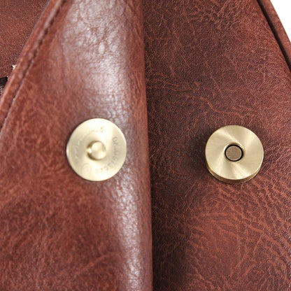 Sac Bandoulière en Simili Cuir Motifs Géométriques - Élégance Rustique