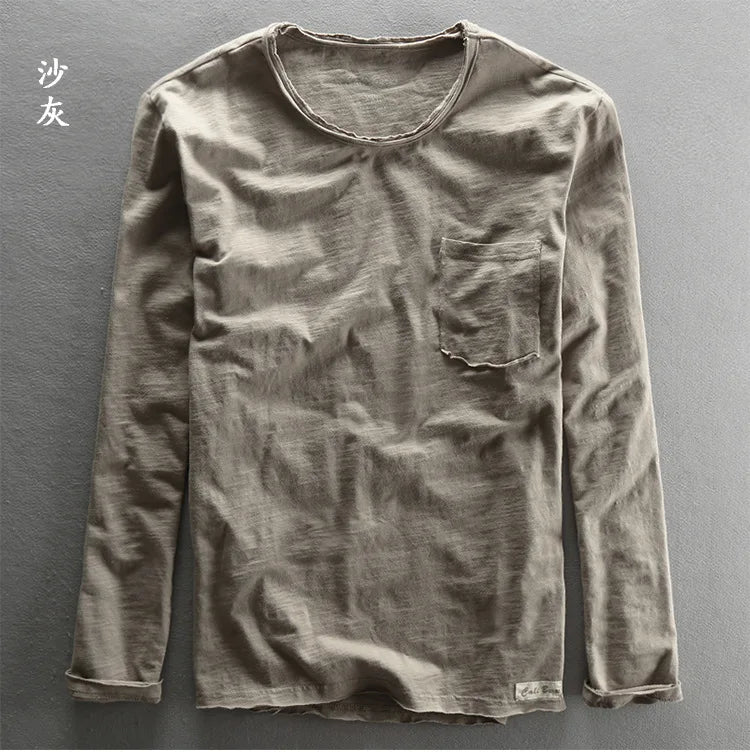 T-shirt Manches Longues en Coton