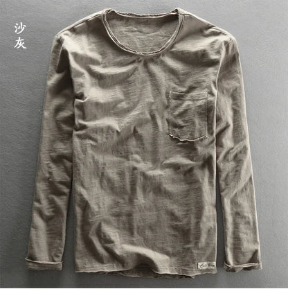 T-shirt Manches Longues en Coton