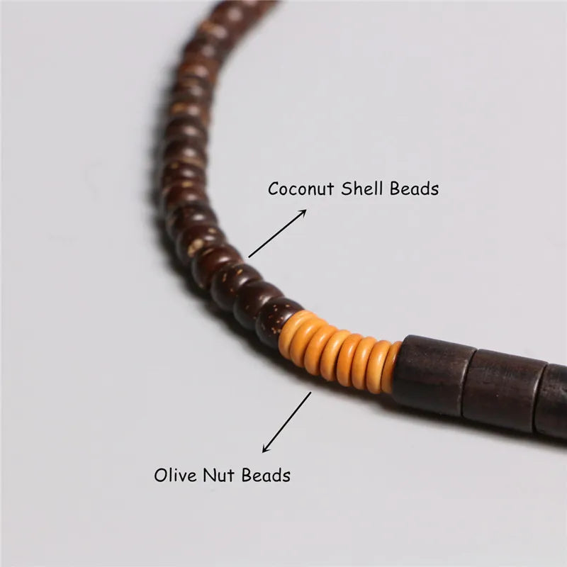Bracelet Double Rang Bois de Santal Noir et Onyx – Méditation Bouddhiste