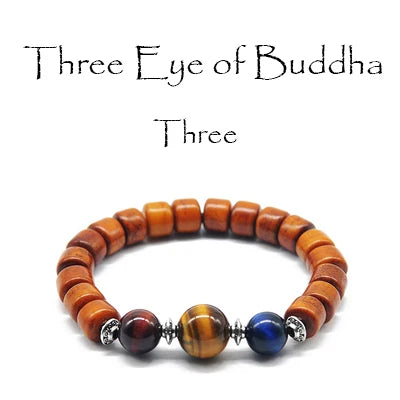 Bracelet Tibétain en Os de Yak et Oeil de Tigre – Porte-Bonheur et Protection