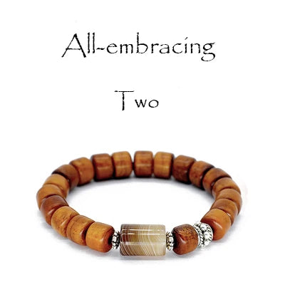 Bracelet Tibétain en Os de Yak et Oeil de Tigre – Porte-Bonheur et Protection