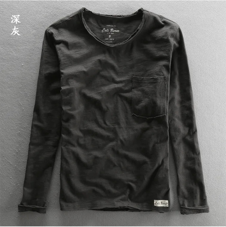 T-shirt Manches Longues en Coton