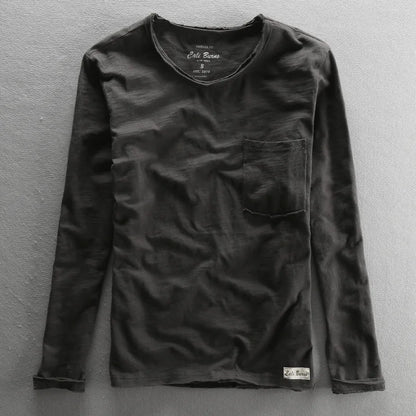 T-shirt Manches Longues en Coton