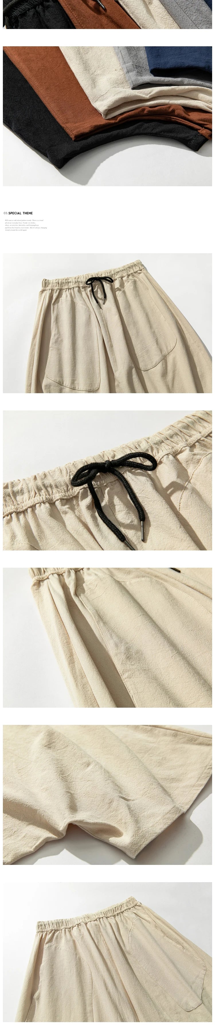 Sarouel en Lin et Coton - Coupe Ample