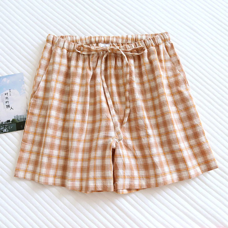 Short de Pyjama en Double Gaze de Coton - 20 Motifs Doux