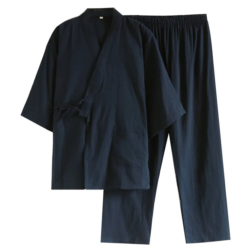Kimono Homme en Coton - Ensemble Zen