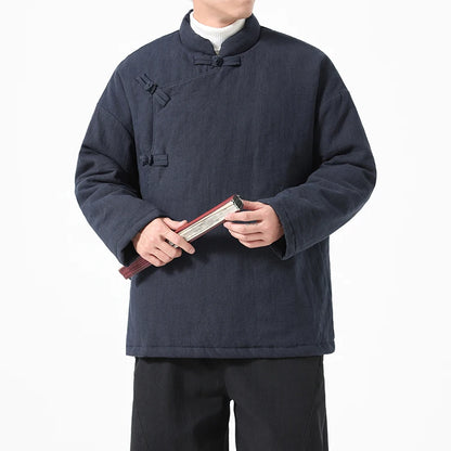 Parka Chinoise Traditionnelle Homme - Hanfu Hiver & Style Vintage