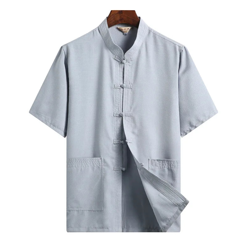 Ensemble Hanfu Lin et Coton - Style Tang Traditionnel