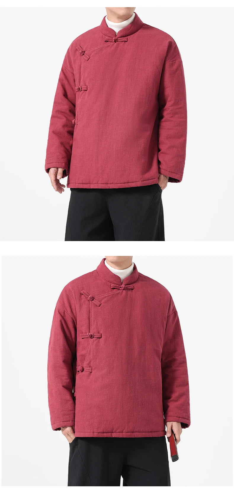 Parka Chinoise Traditionnelle Homme - Hanfu Hiver & Style Vintage