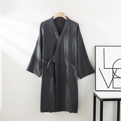 Robe Kimono en Coton - Style Japonais Zen