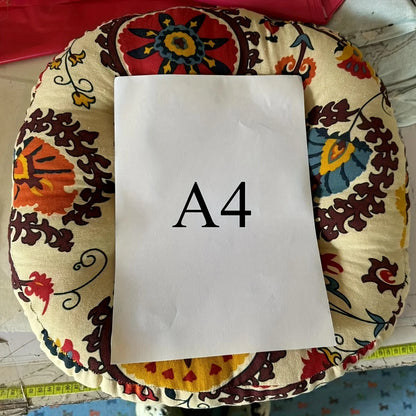 Coussin Méditation Coton Motif Bohème | Confort & Style Yoga