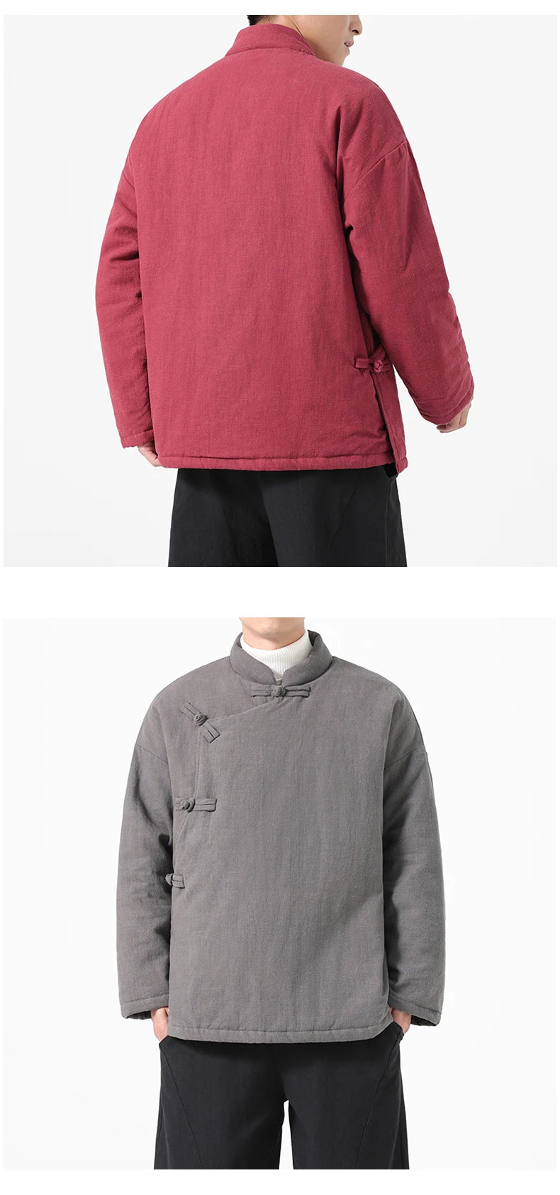 Parka Chinoise Traditionnelle Homme - Hanfu Hiver & Style Vintage