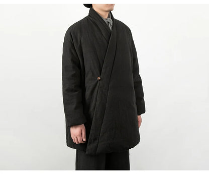 Manteau en Lin - Style Zen & Confort Hivernal