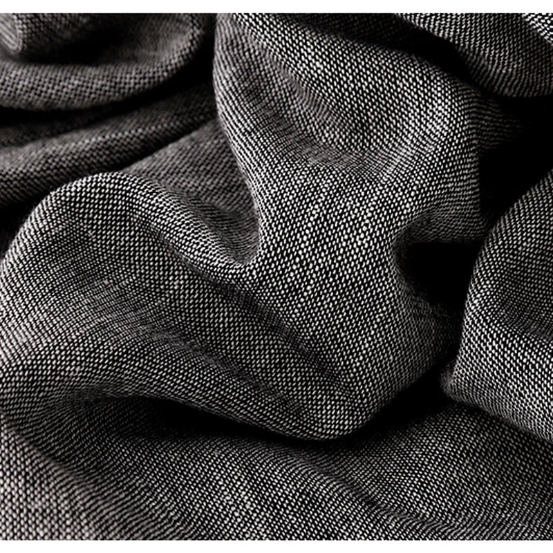 "Kumo" Pantalon large femme en coton et lin | Taille haute droite, élégant et léger