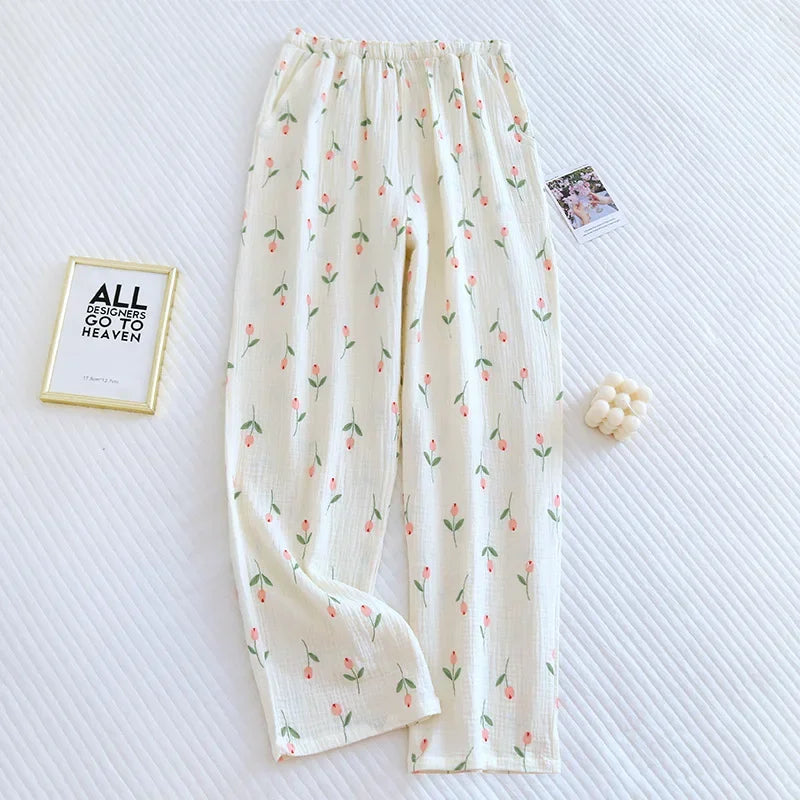 Pantalon de Pyjama en Coton Japonais