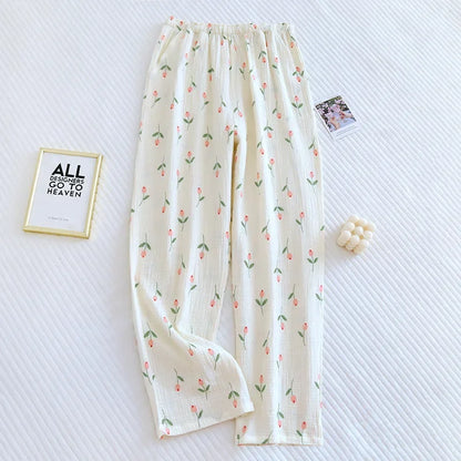 Pantalon de Pyjama en Coton Japonais