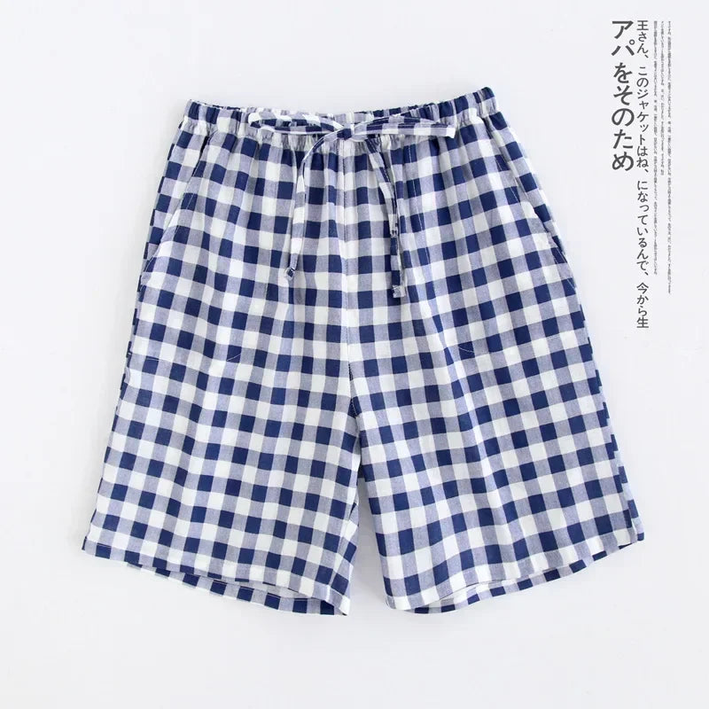 Short de Pyjama en Gaze de Coton - Style Japonais