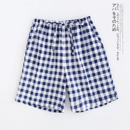 Short de Pyjama en Gaze de Coton - Style Japonais
